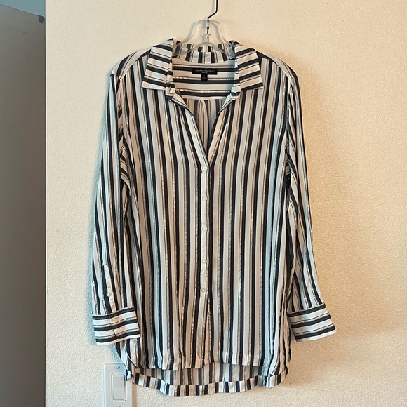 {Banana Republic} Striped Button Up Shirt - Picture 1 of 7